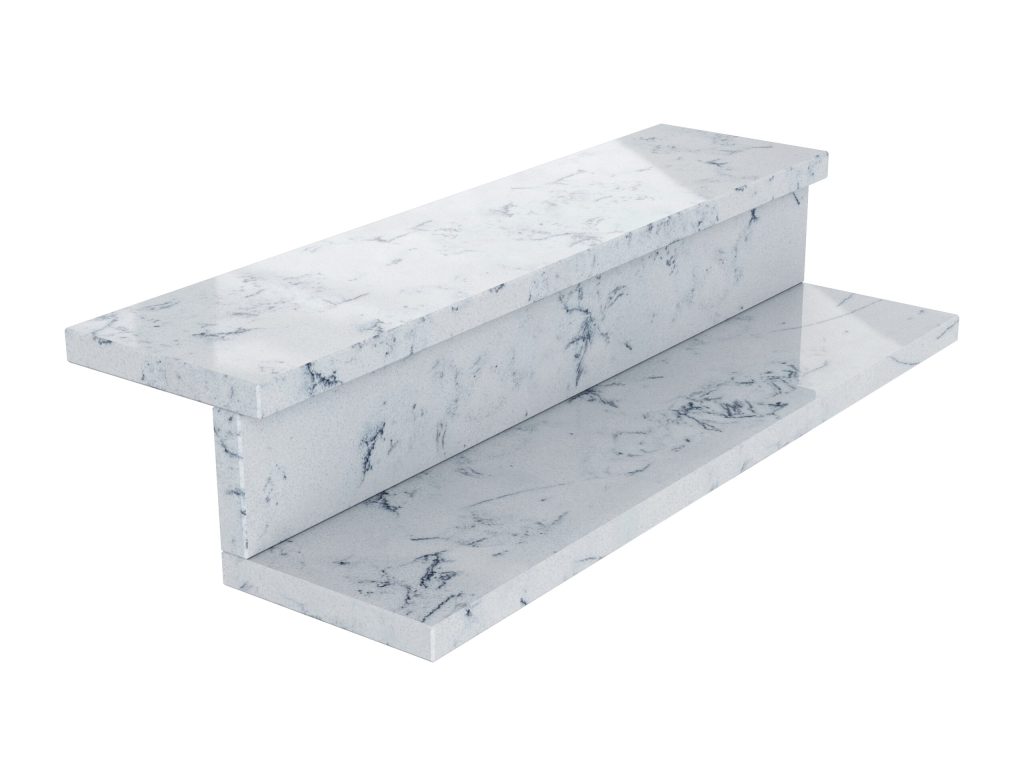 Treppen aus Agglo Marmor Storm 2cm