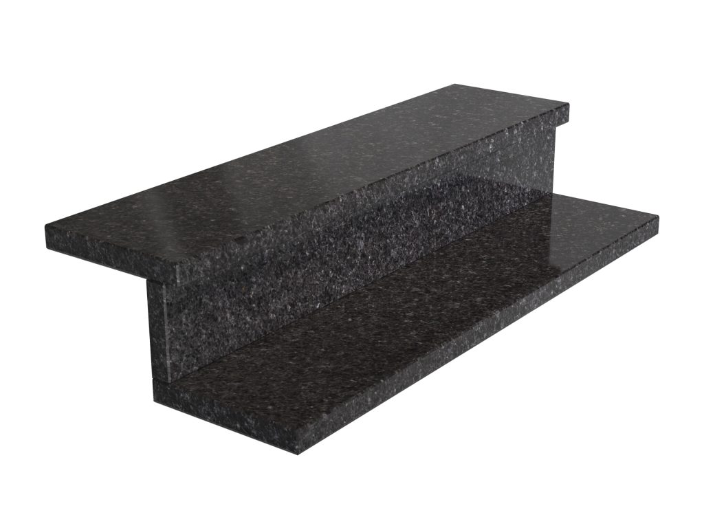 Granit-Treppen Black Antracite 3cm