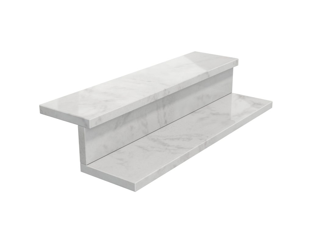 Treppen aus Agglo Marmor Carrara 3cm