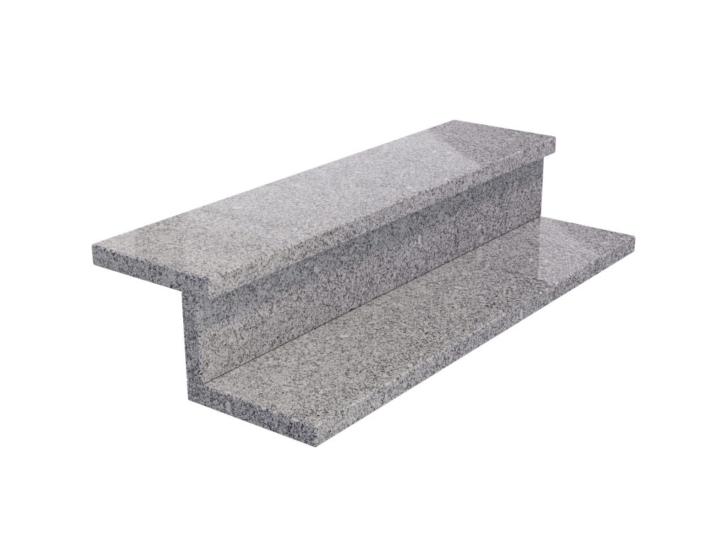 Granit-Treppen Bianco Crystal 2cm