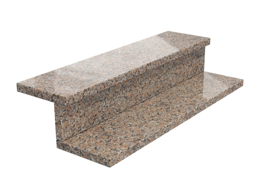 Granit-Treppen Rosa Porino 3cm