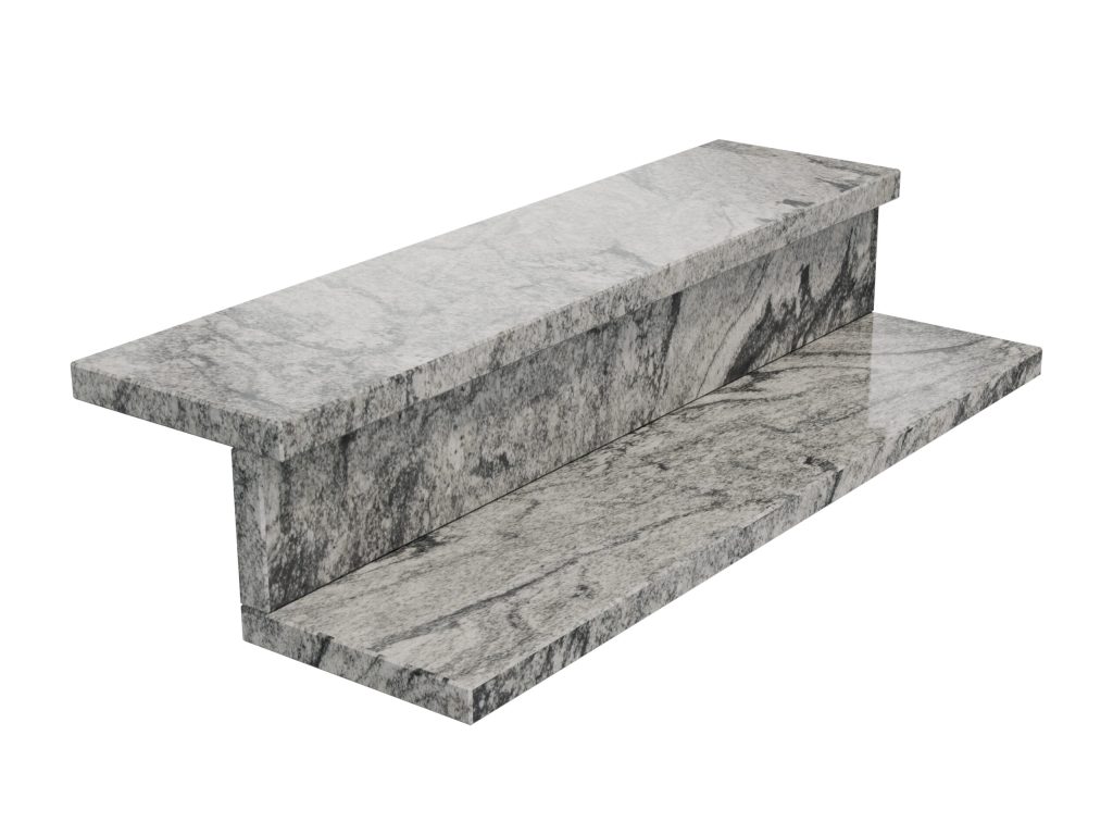 Granit-Treppen Viscont White 3cm