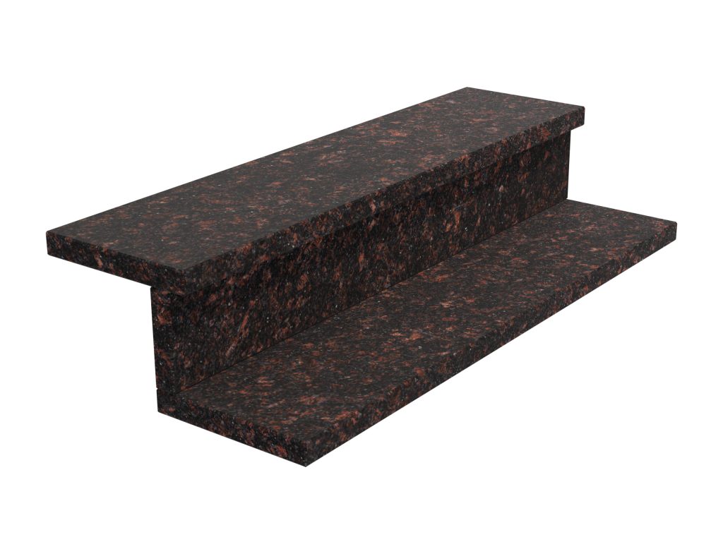 Granit-Treppen Tan Brown 3cm LAPPATO