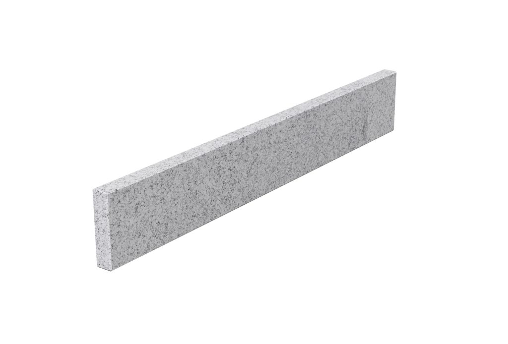 Granitsockel Bianco Crystal 10cm GEFLAMMT