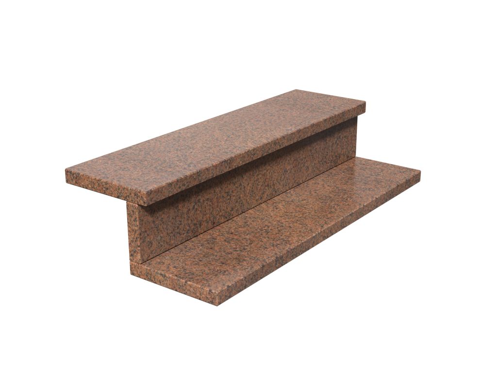 Granit-Treppen Bohus Red 3cm