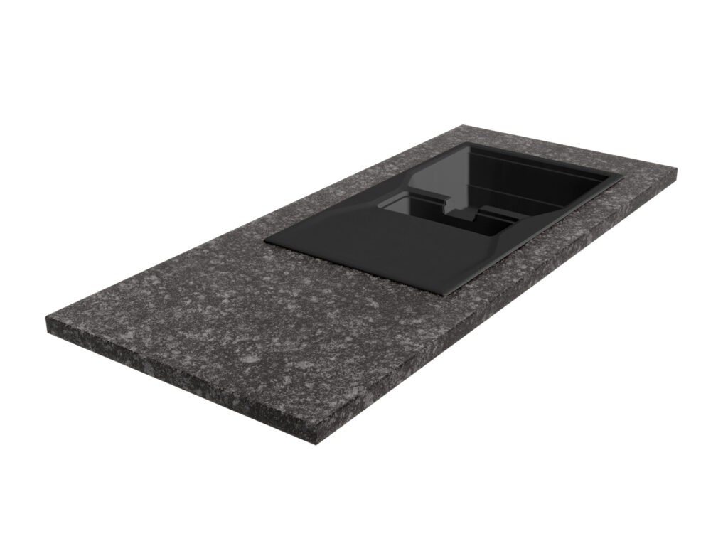 Küchen-Arbeitsplatte aus Granit Steel Grey 3cm Antiquität