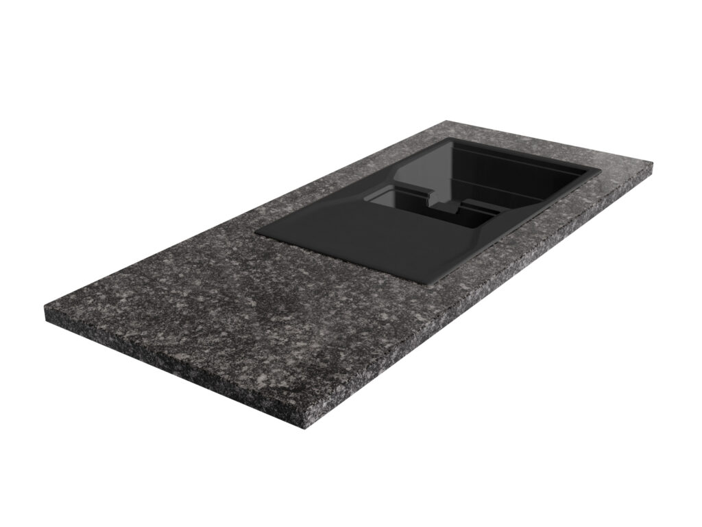 Küchen-Arbeitsplatte aus Granit Steel Grey 2cm