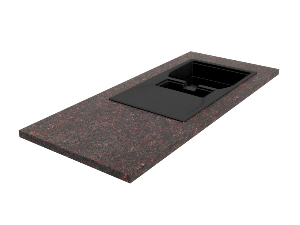 Küchen-Arbeitsplatte aus Granit Tan Brown 2cm LAPPATO