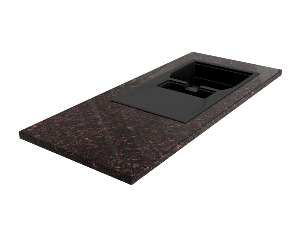 Küchen-Arbeitsplatte aus Granit Tan Brown  2cm