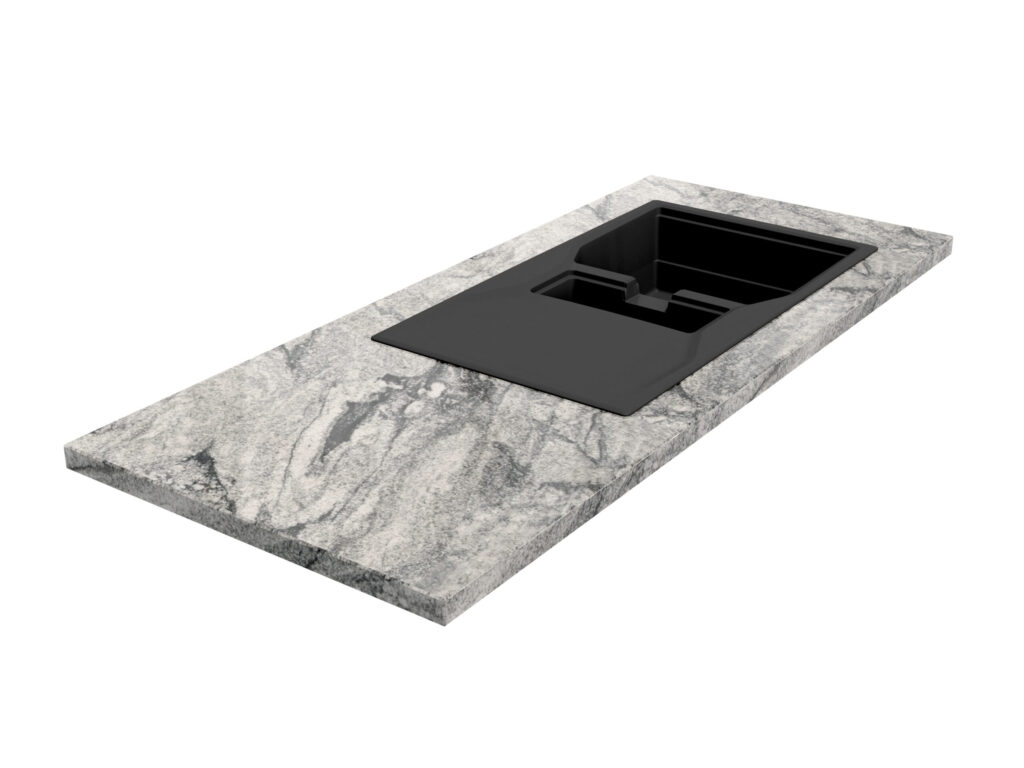 Küchen-Arbeitsplatte aus Granit Viscont White  3cm