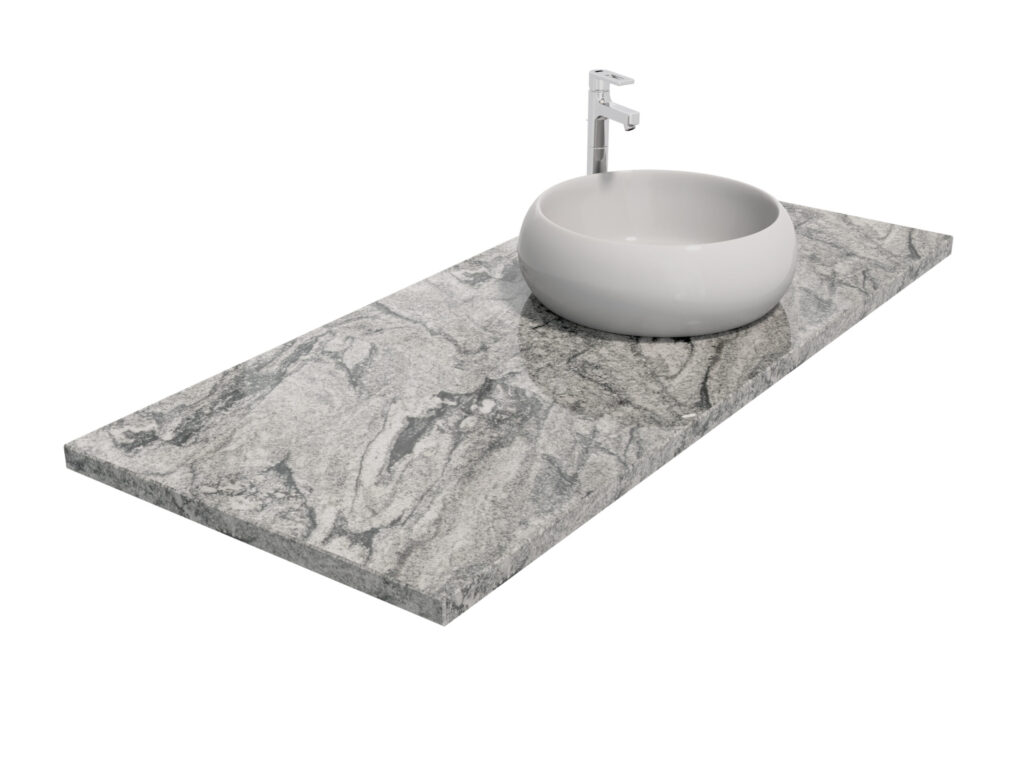Badezimmer-Arbeitsplatteaus Granit Viscont White  2cm
