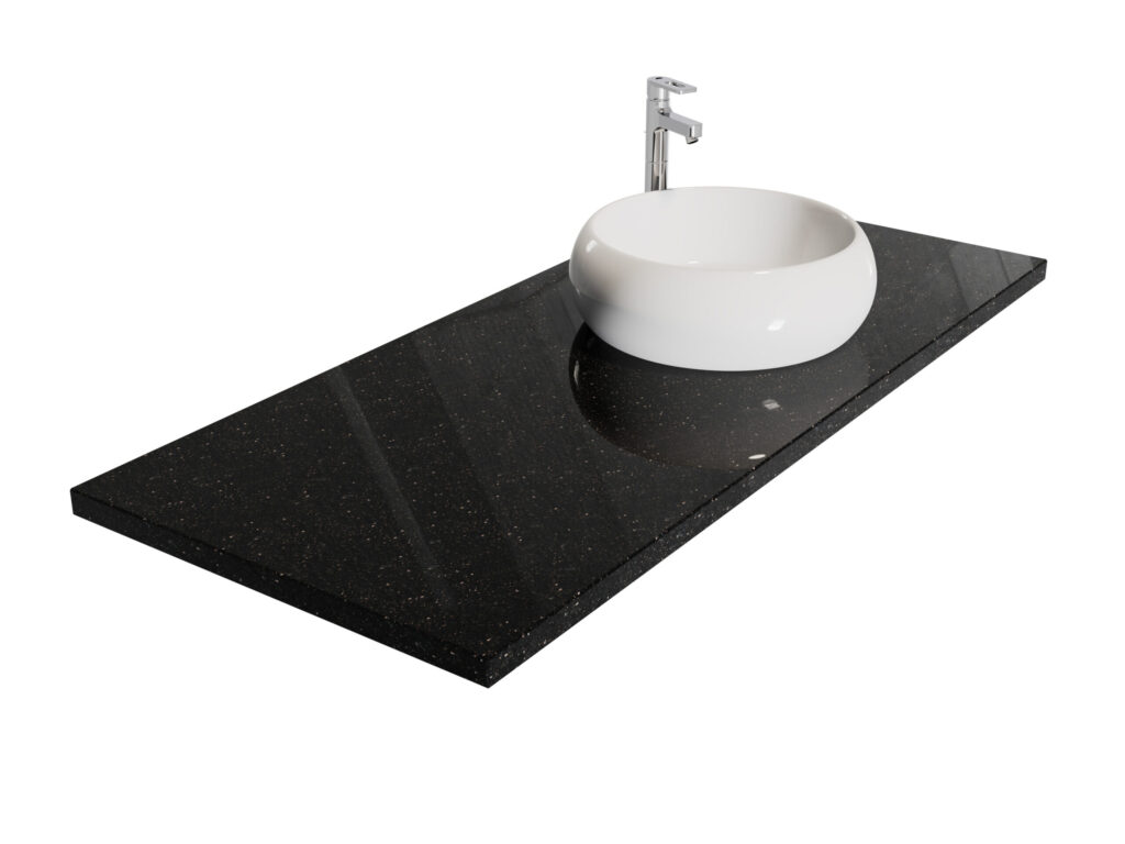 Badezimmer-Arbeitsplatteaus Granit Star Galaxy 3cm