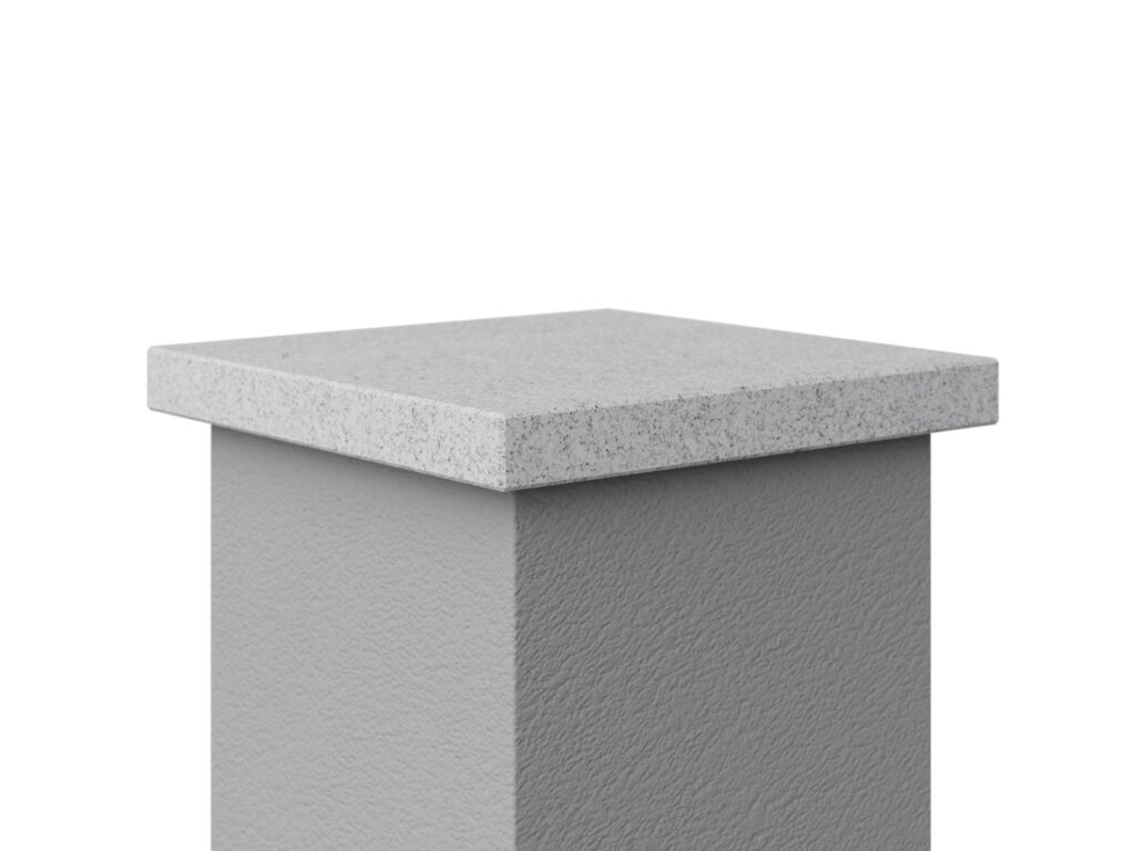 Abdeckung aus Granit Bianco Crystal Geflammt 2cm