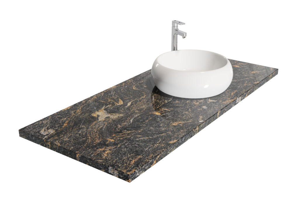 Badezimmer-Arbeitsplatte aus Granit Paradiso 3cm