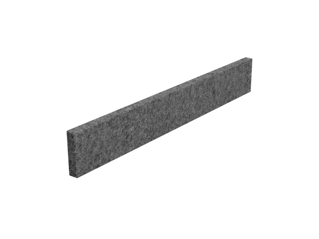 Granitsockel Black Antracite 10cm GEFLAMMT
