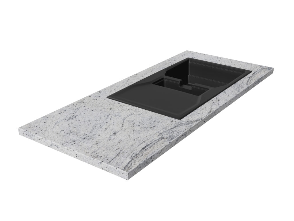 Küchen-Arbeitsplatte aus Granit Kashmir White 2cm