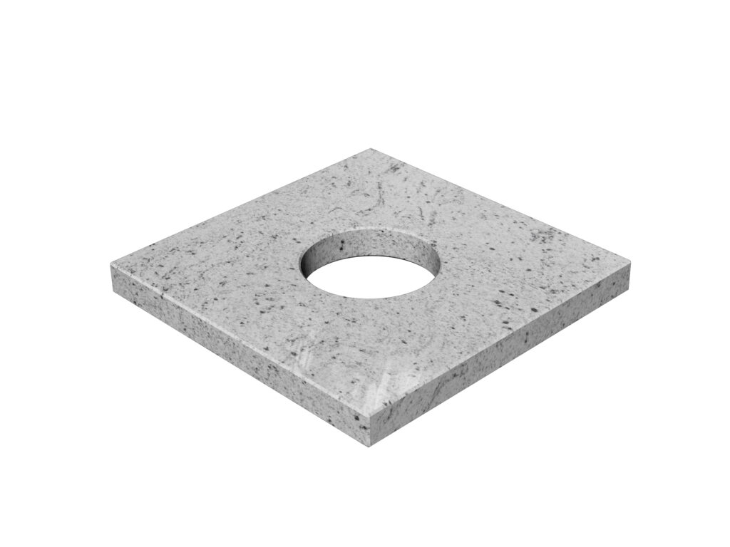 Schornsteinkapp Kashmir White 3cm