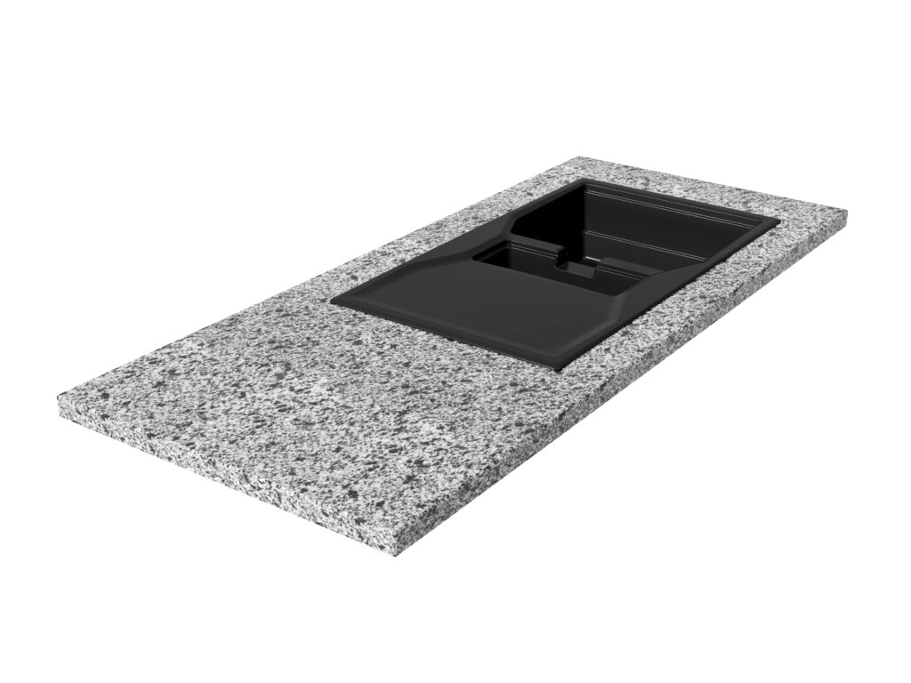 Küchen-Arbeitsplatte aus Granit Grey 2cm