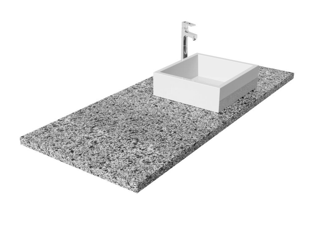 Badezimmer-Arbeitsplatte aus Granit Grey 2cm