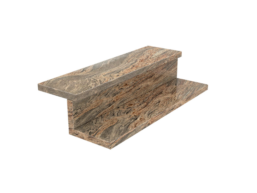 Granit-Treppen Juparana 2cm