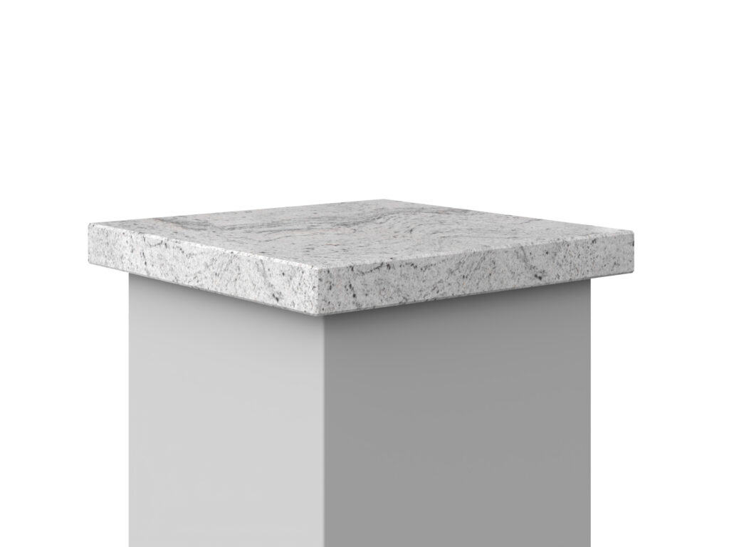 Abdeckung aus Granit Kashmir White 3cm