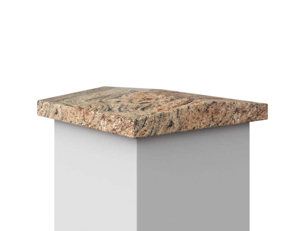 Giebel Abdeckung Granit Monolith Juparana 3cm