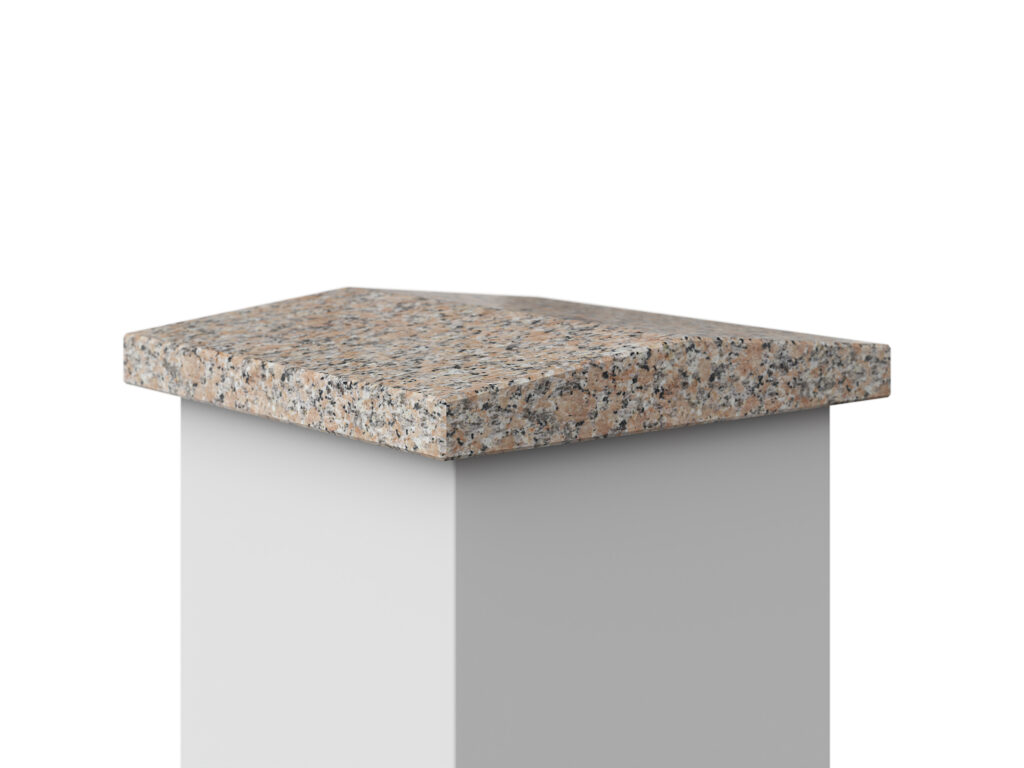 Giebel Abdeckung Granit Monolith Rosa Beta 3cm
