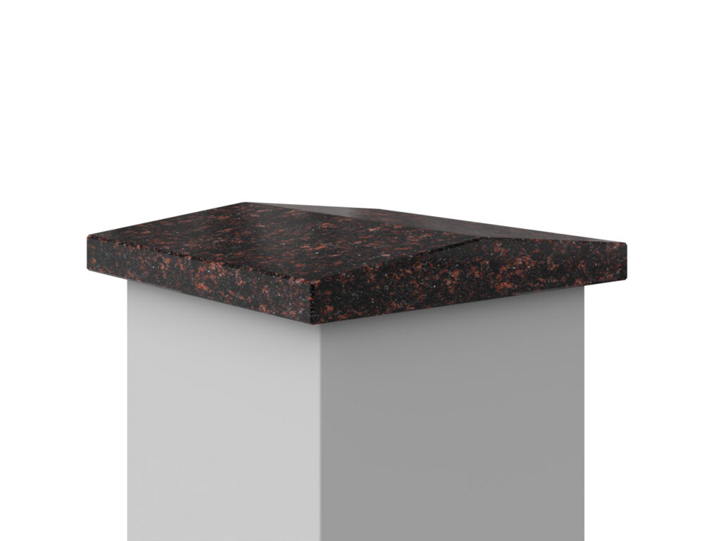 Giebel Abdeckung Granit Monolith Tan Brown 3cm