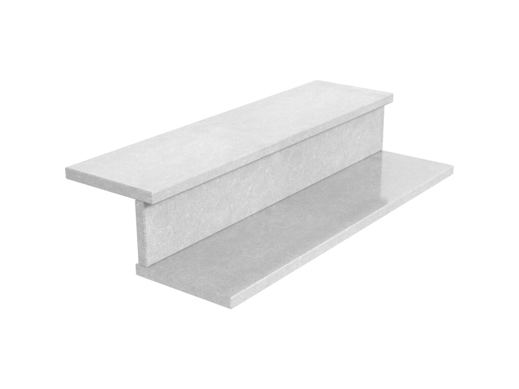 Treppen aus Agglo Marmor White Pearl 2cm