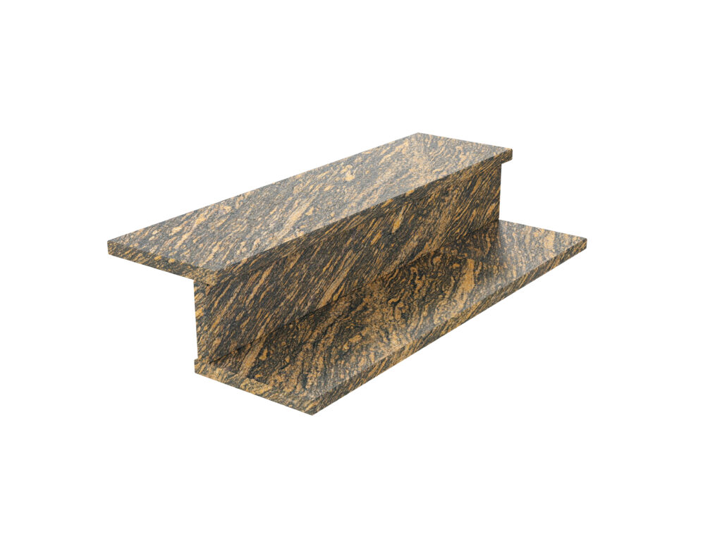 Granit-Treppen Gold Antracite 3cm Antiquitäten