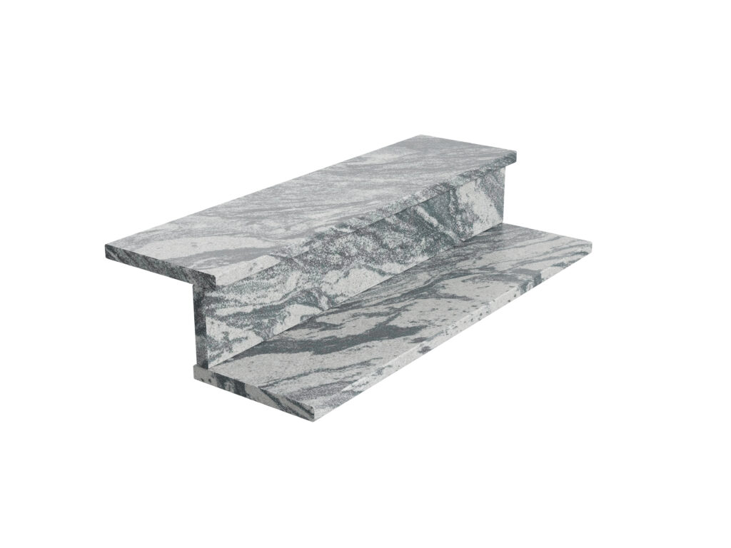Granit-Treppen Viscont White 2cm Antiquität