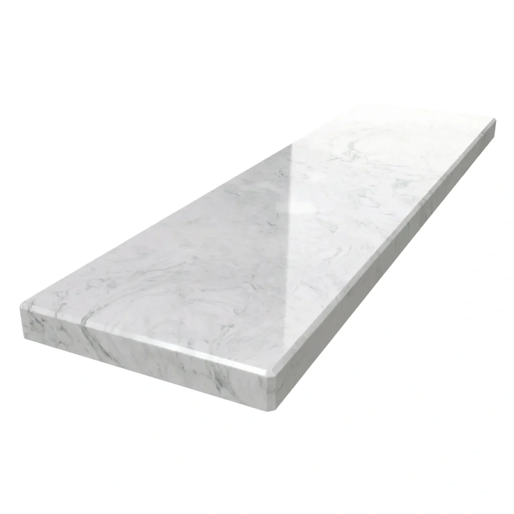 Fensterbank aus Agglo Marmor Carrara 2cm