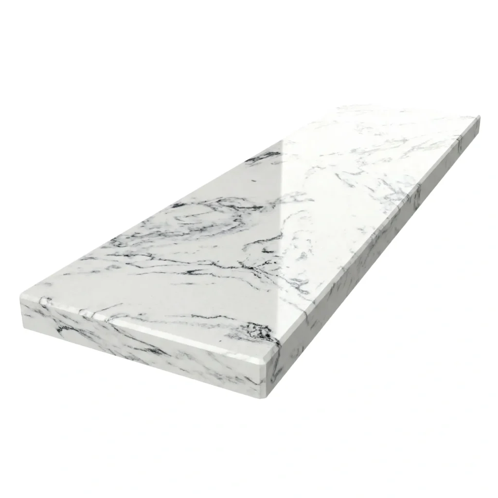 Fensterbank aus Agglo Marmor Storm 2cm