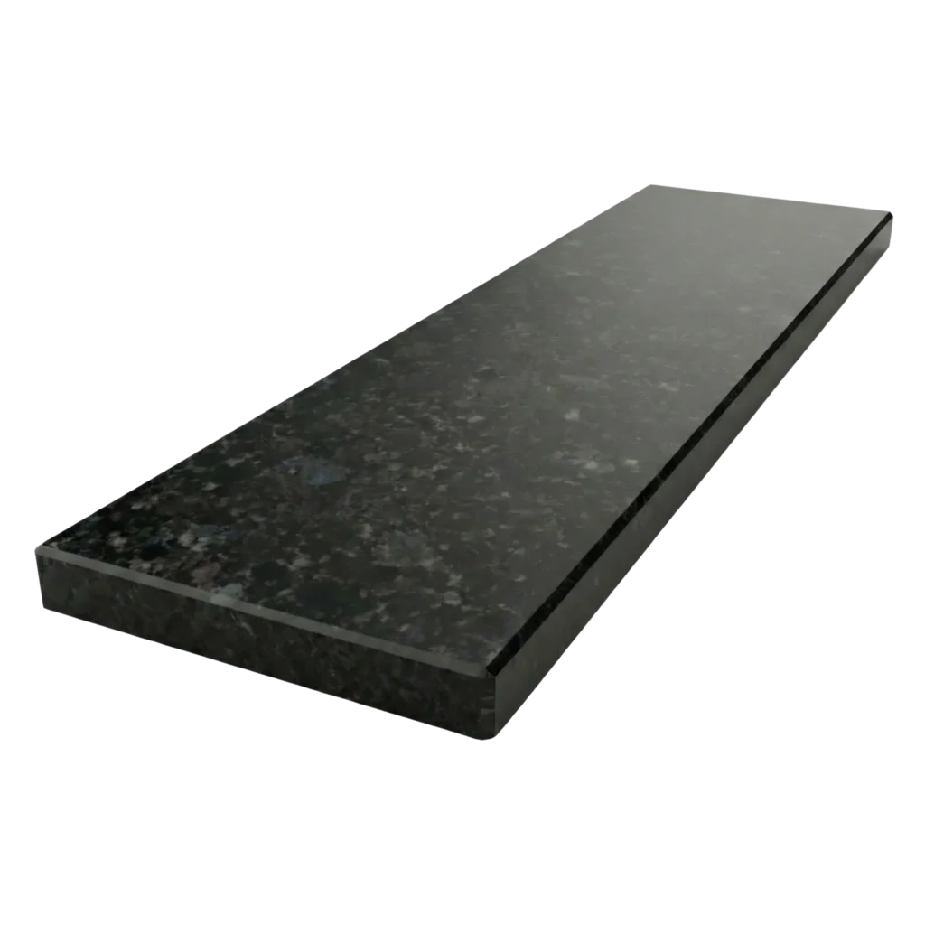 Fensterbank Granit Black Antracite 3cm Satin